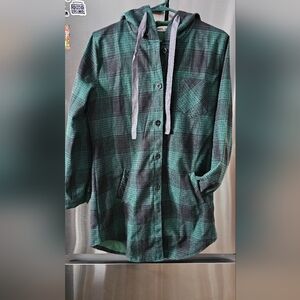 Grace Karin Green Hooded Women's Jacket